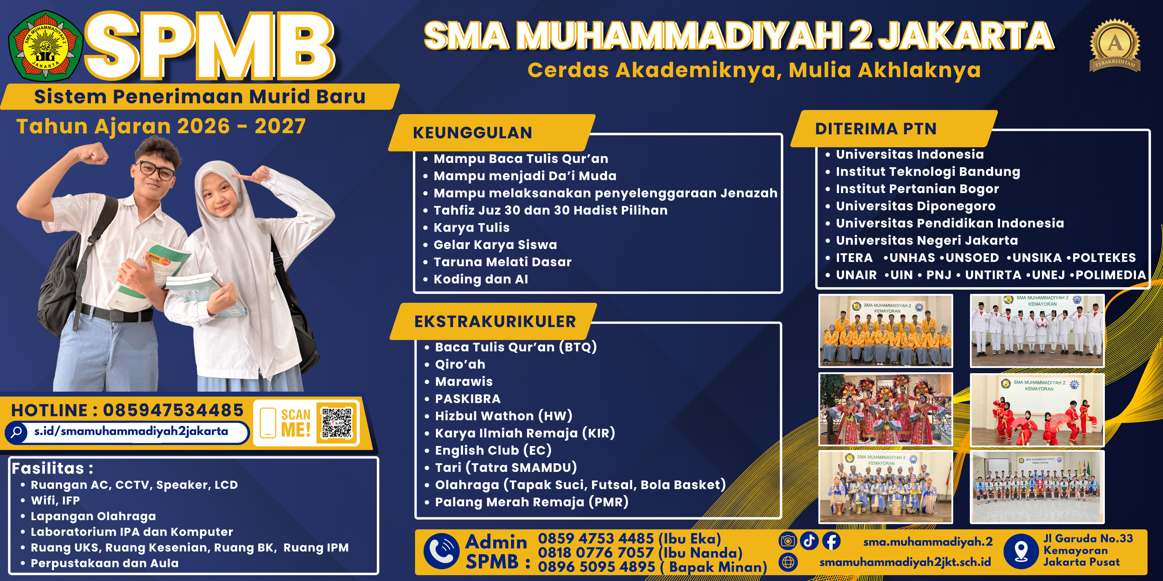 BANNER SPMB SMA MUHAMMADIYAH 2 JAKARTA